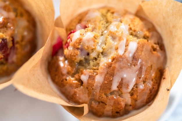 muffin de cranberry