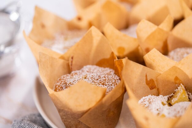 muffin de manzana sharlotka