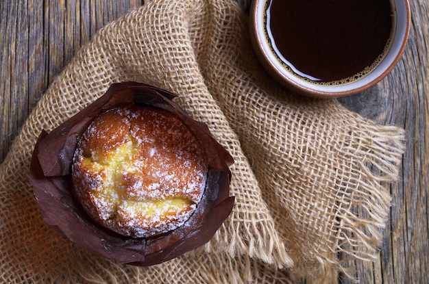 Muffin und Kaffee