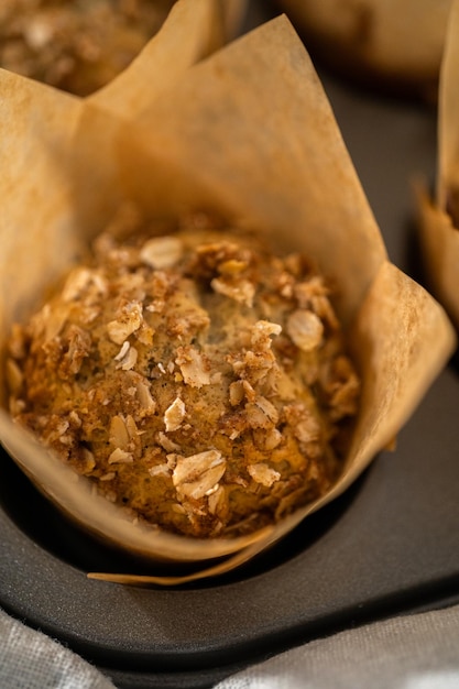 Muffins De Avena Y Plátano