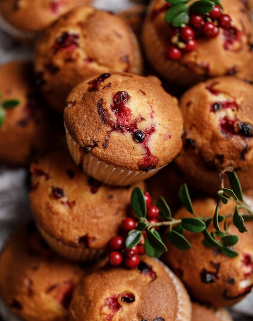 Muffins de Acerola recém-assados