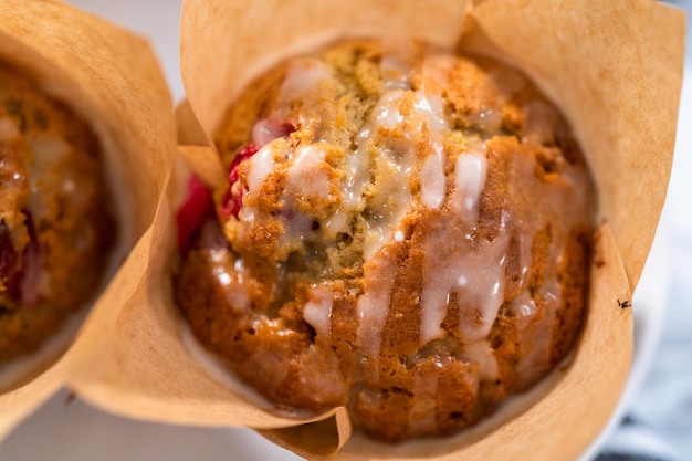 muffins de cranberry