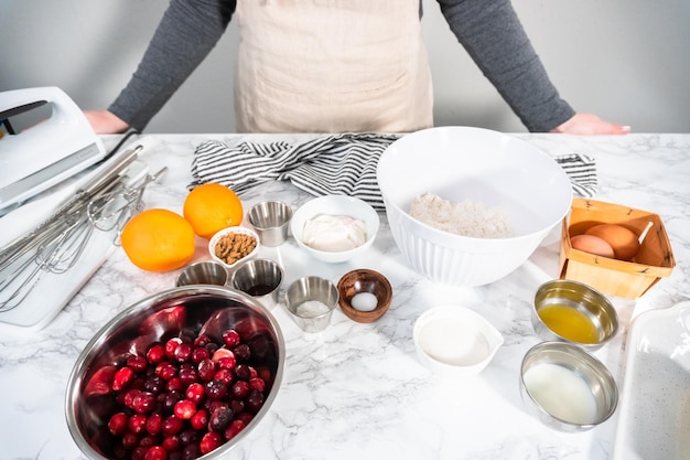 Muffins de cranberry