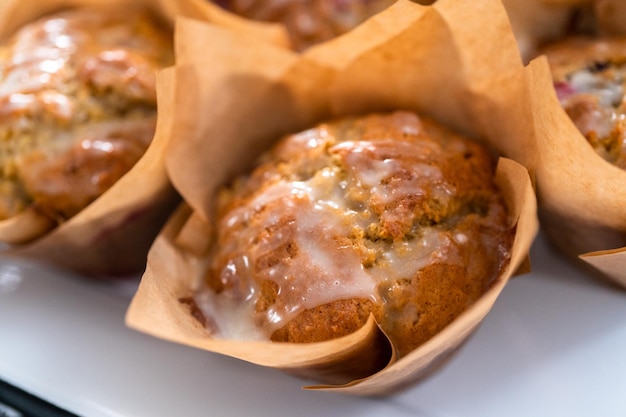 muffins de cranberry