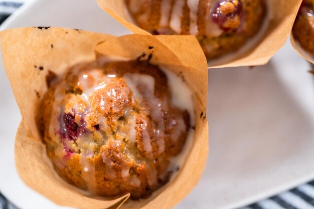 muffins de cranberry