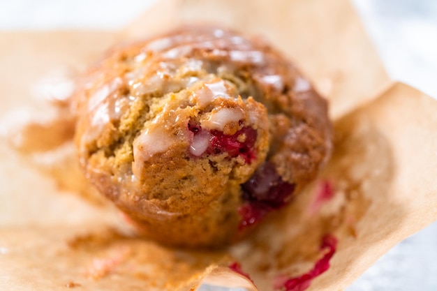 muffins de cranberry