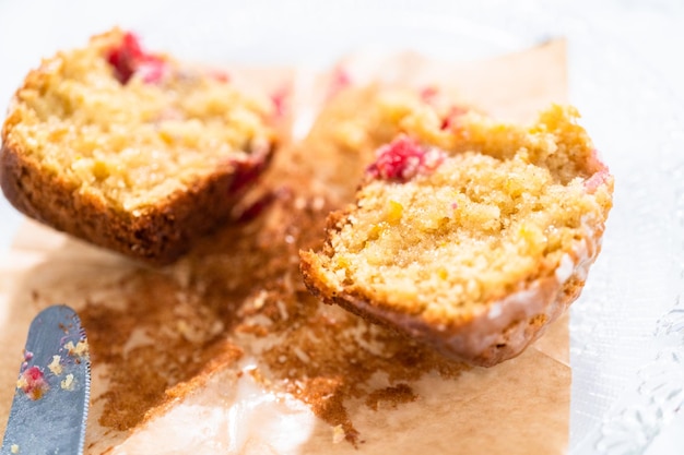 muffins de cranberry