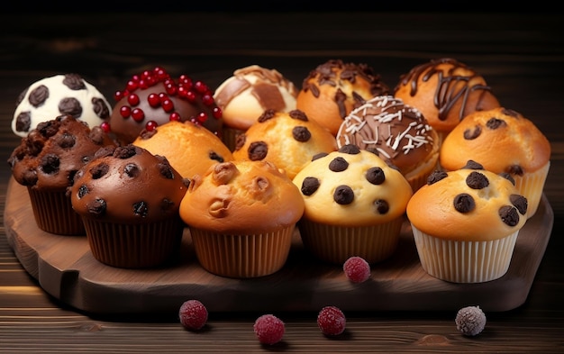 Muffins deliciosos Inteligencia Artificial Generativa