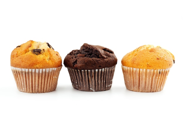 Foto muffins mezclados