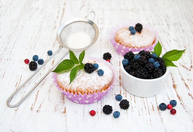 Muffins mit Beeren