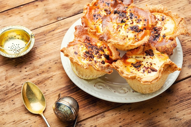 Muffins de requesón para el té