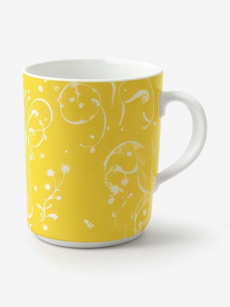 MUG imprime fundo branco