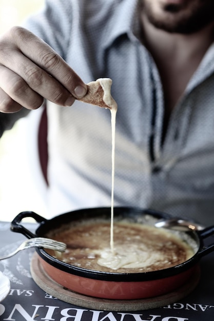 Muhlama Maisbrei mit Käse