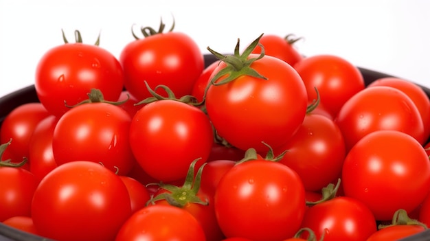 muitos tomates num balde