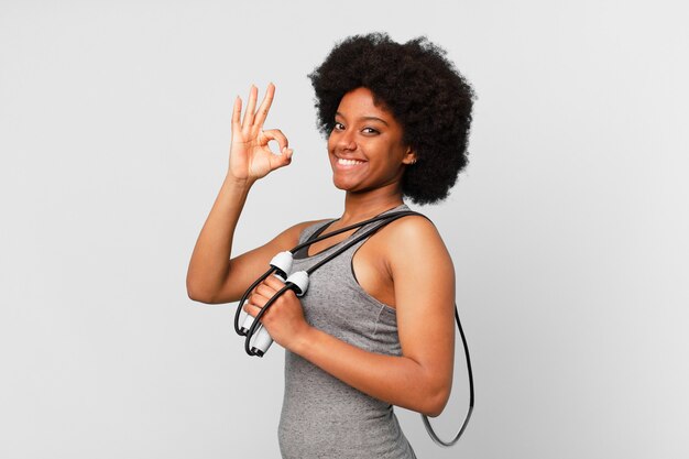 Mujer afro negra