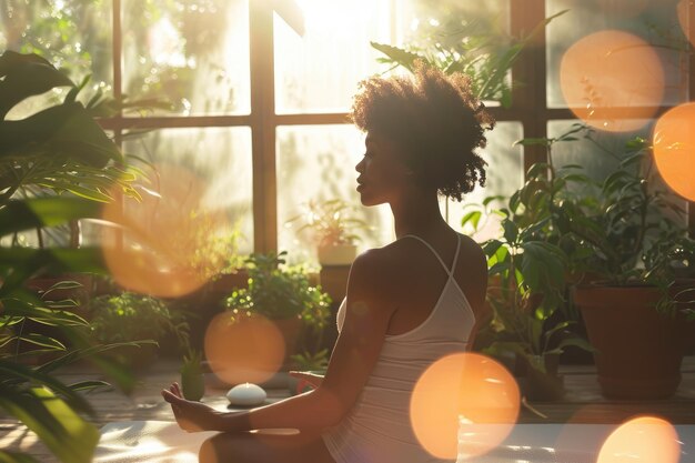 mujer amor propio y cuidado propio uno con la naturaleza pragma