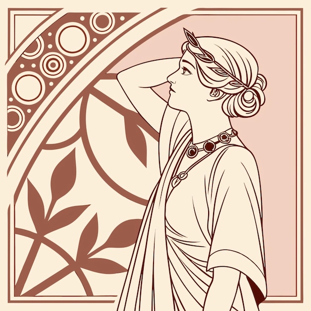 Mujer Art Deco