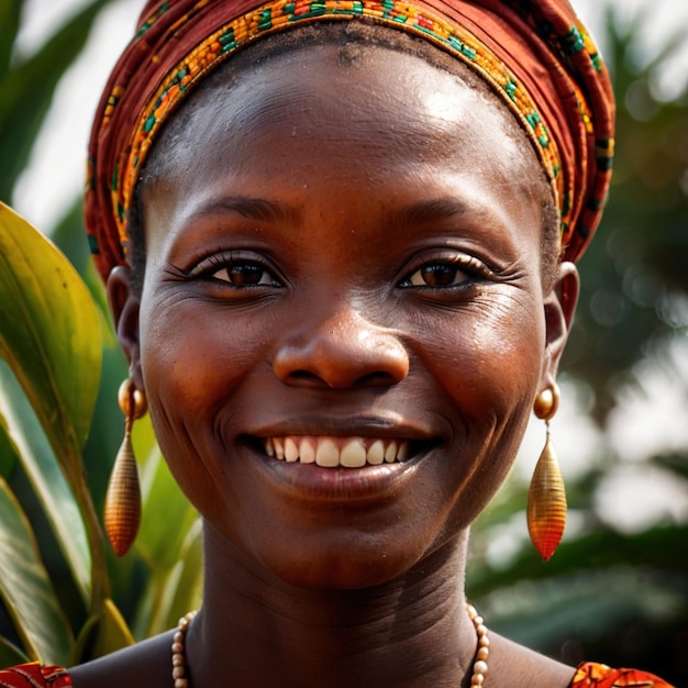 Mujer beninesa de Benín ciudadano nacional típico