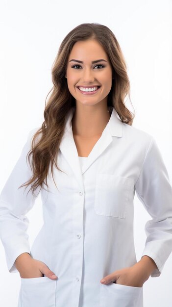 una mujer con una camisa blanca con una camiseta blanca que dice natural