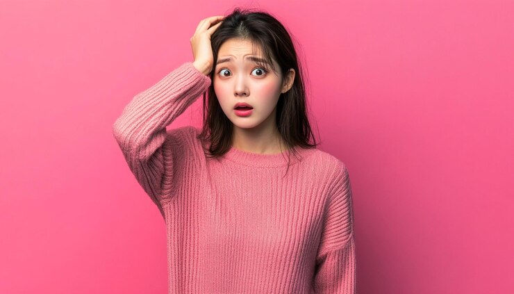 una mujer con una camisa rosa que dice que es una chica mala
