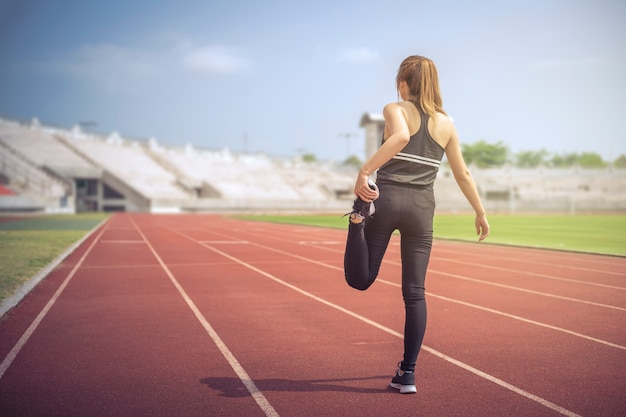 Mujer de deporte de fitness