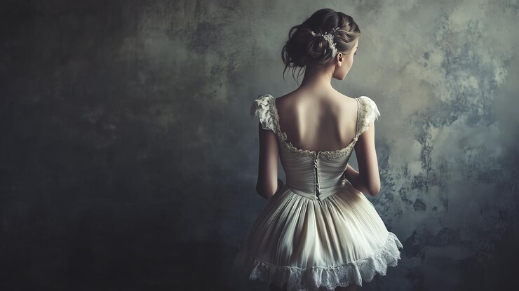 Una mujer en un elegante vestido de princesa victoriana o un vestido renacentista IA generativa