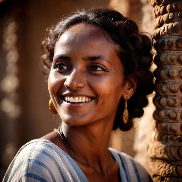 Mujer eritrea de Eritrea ciudadano nacional típico