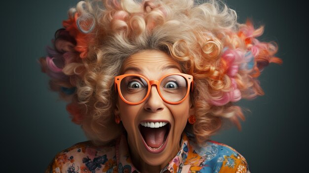 mujer feliz con gafas de sol