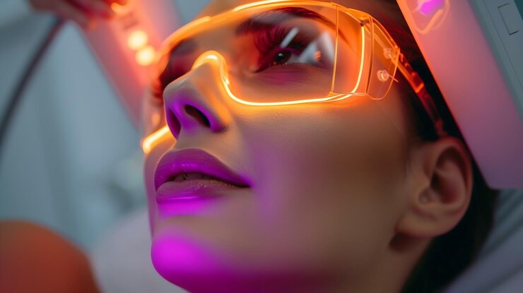 una mujer con gafas que dice roncar en él
