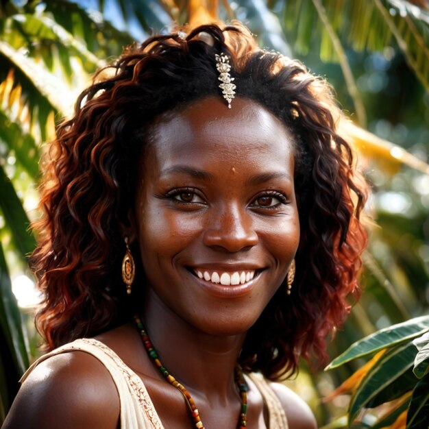Mujer grenadina de Grenada ciudadano nacional típico