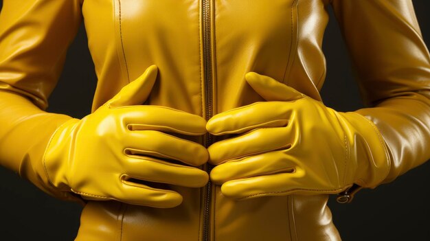 Foto mujer con guantes sin cara visible dumping hd fondo de pantalla de escritorio de fondo de pantalla