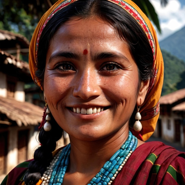 Mujer guatemalteca de Guatemala ciudadana nacional típica