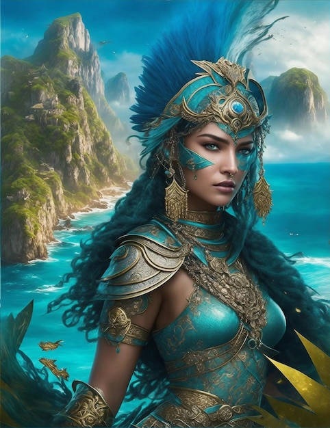 La mujer guerrera de Atlántida