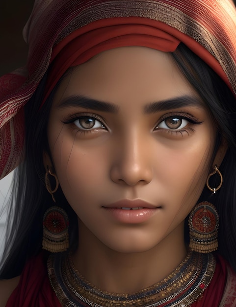 Mujer india de Java
