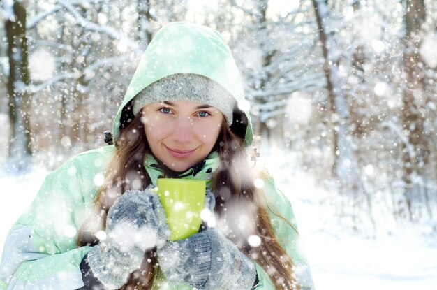 Mujer en invierno