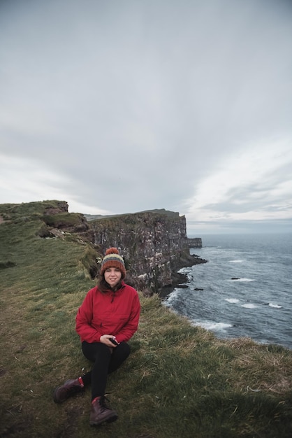 Mujer en Islandia