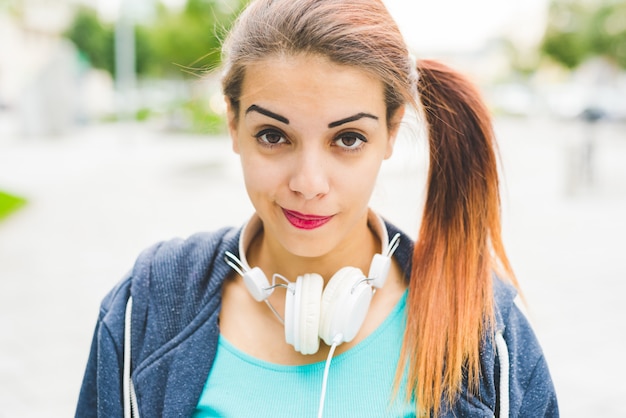 Foto mujer joven