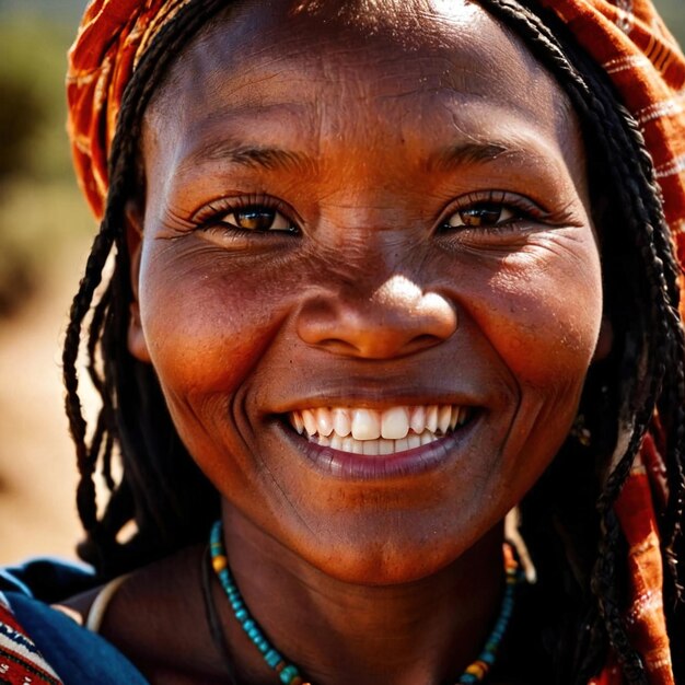 Mujer de Lesotho ciudadana nacional típica de Lesotho