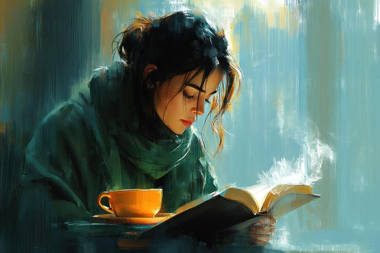 Mujer leyendo un libro