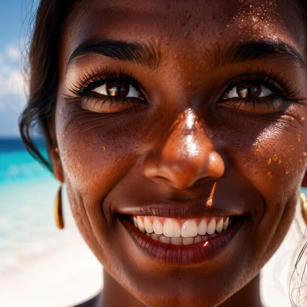 Foto mujer maldiva de las maldivas ciudadana nacional típica