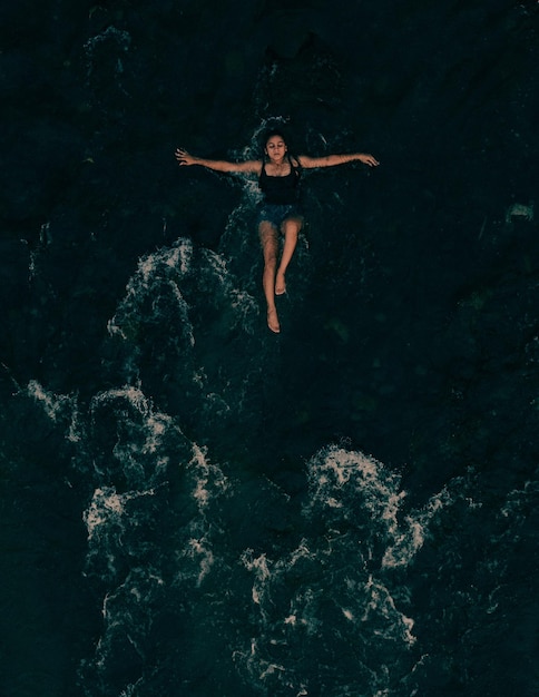 Foto la mujer de mar