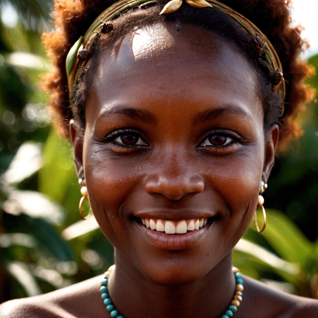 Foto mujer de mayotte ciudadano nacional típico de mayotte