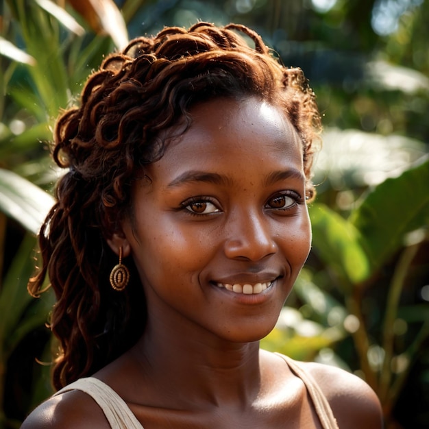 Mujer de Mayotte ciudadano nacional típico de Mayotte