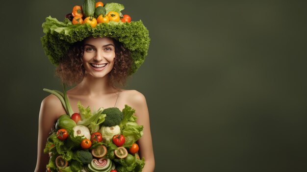 Foto una mujer con un montón de