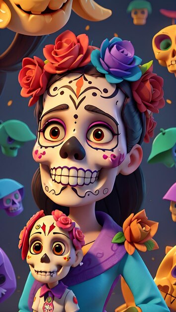 Mujer de los muertos ia