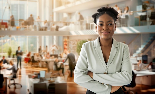 Mujer de negocios africana