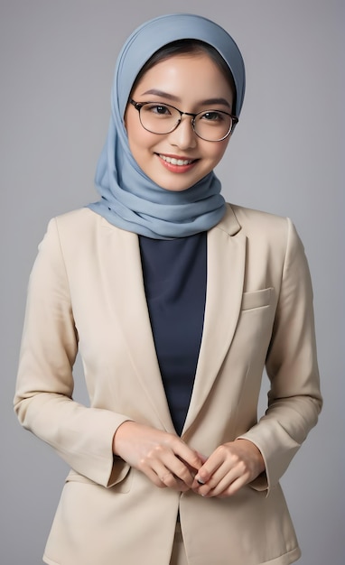 Mujer de negocios hijab