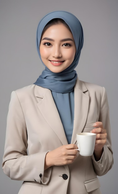 Mujer de negocios hijab