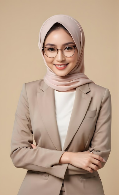 Mujer de negocios hijab