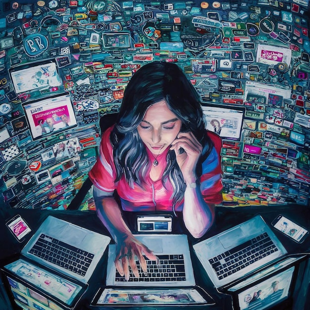 Mujer de negocios amp Hombre portátil usando redes sociales Concepto de marketing de cerca en el hombre mano usando pestaña